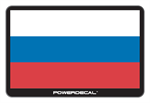 POWER DECAL PWRRUSSIA POWERDECAL RUSSIAN FLAG