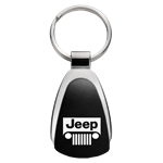 AUTOMOTIVE GOLD KCKJEEG BLACK TEARDROP KEY FOB