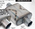 BLACK WIDOW BW0010-C Exhaust Muffler