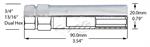 COYOTE 1149616 LUG ADAPTER 6 SPLINE CAR