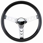 GRANT 802 WHEEL BLACK SMOOTH GRIP DISH