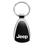 JEEP BLACK TEARDROP KEY FOB