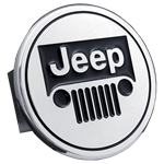 JEEP CHROME TRAILER HITCH COVER