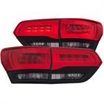 JGC TAILLIGHT LED RED/CLEAR 4PC