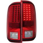 LED TAIL RED/CLEAR F250