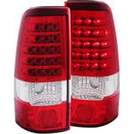 LED TAILLIGHT SILVERADO RED 99-02