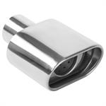 MAGNAFLOW 35175 EXHAUST Tip: Oblong Rolled Edge Angel Cut; double