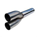 MBRP MDDS927 4'DUAL27.5'MUFFLER DELETE 304