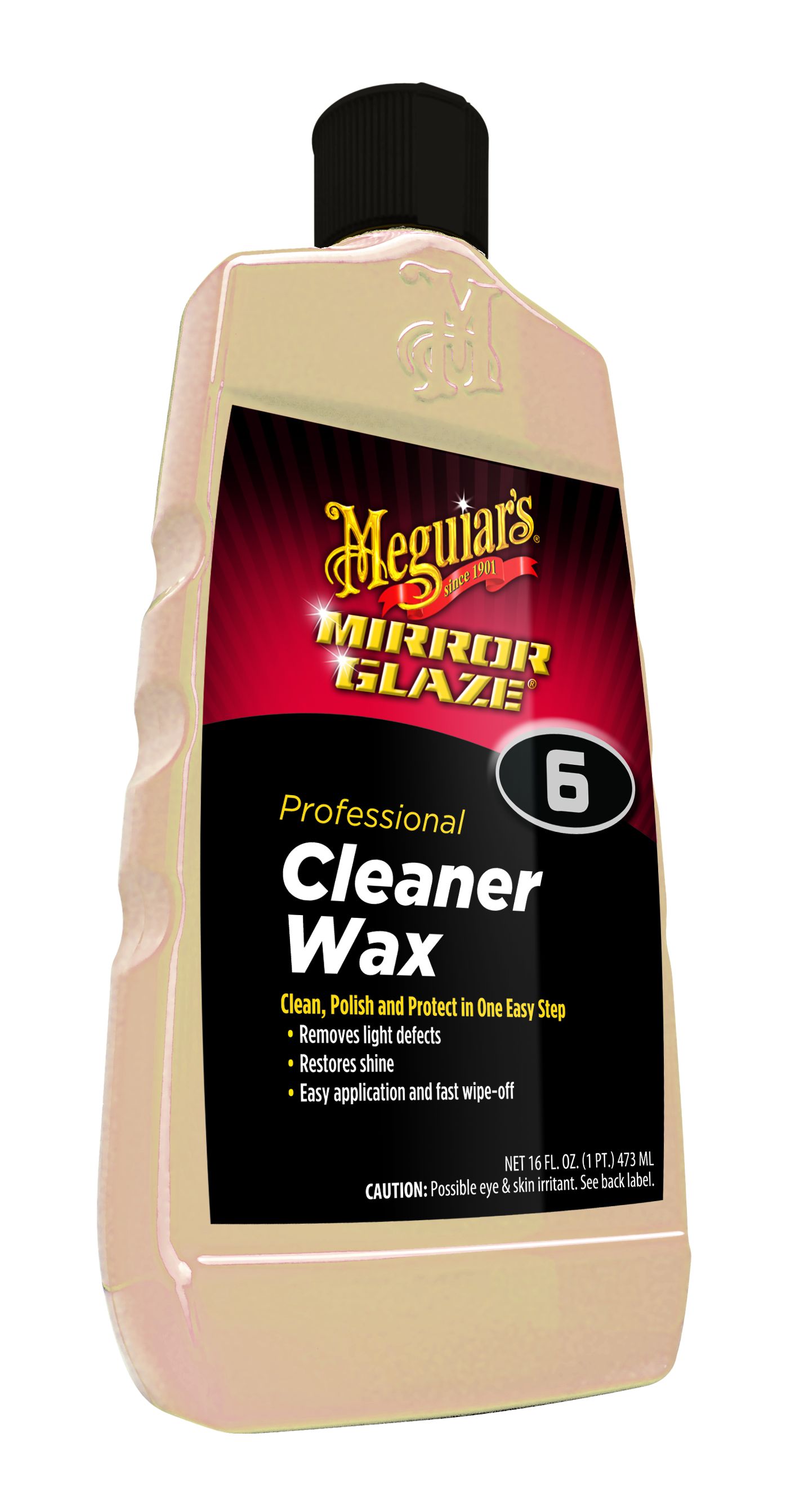 MEGUIARS M0616 #06 LIQ. CLEANER/WAX 16OZ