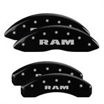 MGP 55005SRAMB BLACK RAM CALIPER COVERS