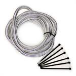 MR GASKET 4522 SPLIT LOOM 1/2'CHROME