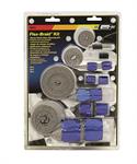 MR GASKET 8091 BRAIDED HOSE SLEEVING KIT-BLUE
