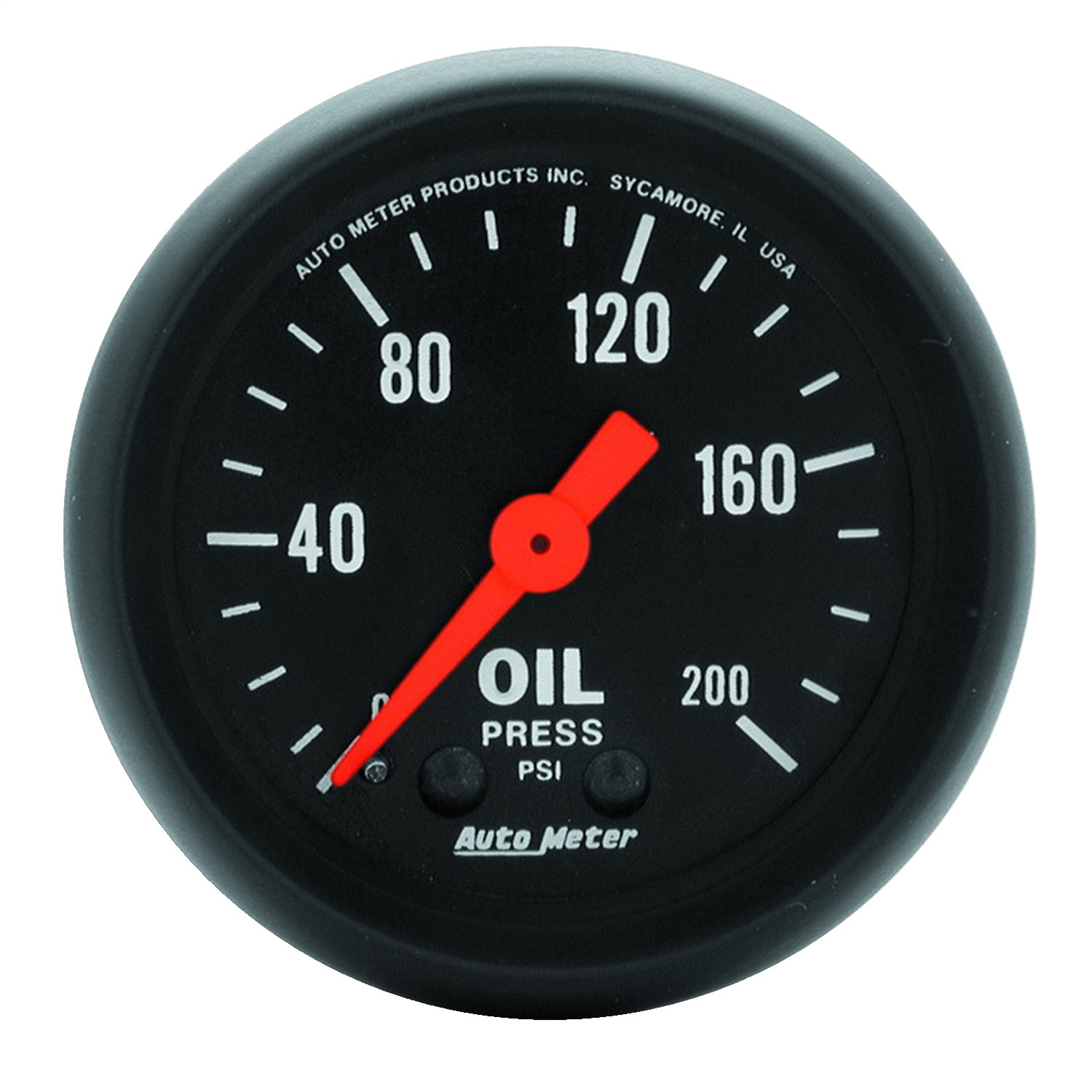 Auto Meter 5827-00407 GM Performance Parts 2-5/8 0-100 PSI Electric Oil Pressure Gauge 