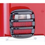RUGGED RIDGE 11354.02 Light Cover Kit, Tail Light, Smoke; 76-06 Jeep CJ/
