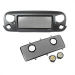 RUGGED RIDGE 12034.35 Spartan Grille Insert Kit, LED Lights; 07-18 Jeep