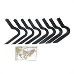 WESTIN 27-1025 RUNNING BOARD KIT SILVERADO EXT 9-06