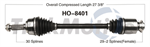 TRAKMOTIVE HO-8401 CV Axle Shaft