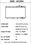CSF 2850 Radiator