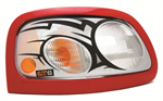 GT STYLING 967257 PRO-BEAM TRIBAL HEADLIGHT COVER CIVIC 92-95