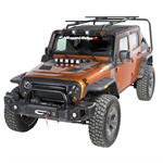 RUGGED RIDGE 11703.22 Sherpa Roof Rack Kit; 07-18 Jeep Wrangler JKU, 4 D