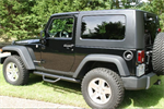 N-FAB J0746 Nerf Step Jeep, 07-11 Wrangler JK 2 Door All Gas S