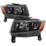 SPYDER 9049651 ( xTune ) Jeep Grand Cherokee 2014-2016 OEM Style Headlights - Lo