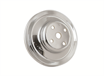 MR GASKET 4967 CHROME WATER PUMP PULLEY DBL GR