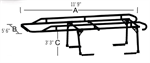 TRAILFX FCLR001B CONTRACTOR LADDER RACK -