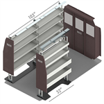 RSFMHRBA-RPH159 Van Storage System Kit