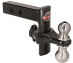 TRIMAX TRZ6PB ADJ REC HITCH BLACK 6 IN