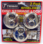 TRIMAX TRP3170 3 PACK KEYED ALIKE TRP170