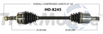 TRAKMOTIVE HO-8245 CV Axle Shaft