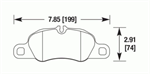 HAWK HB719B.668 2014 PORSCHE CAYMAN (FR)