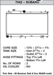 CSF 7095 Radiator