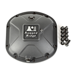 RUGGED RIDGE 16595.13 Boulder Aluminum Differential Cover, Black, for Da