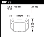 HAWK HB179S.630 Brake Pad