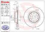 BREMBO 09.D716.11 Brake Rotor