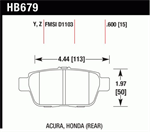 HAWK HB679Z.600 Brake Pad