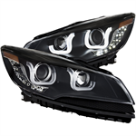 ANZO 111324 UBAR HEADLIGHT ESCAPE BLACK13-14