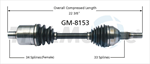 TRAKMOTIVE GM-8153 CV Axle Shaft