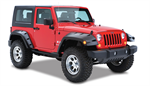 BUSHWACKER 10046-02 Fender Flares: 2007 Jeep Wrangler JK 2dr; Pocket S