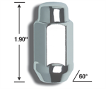 GORILLA 91147XLB LUG NUT 14MM X1.50 BAG/4