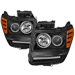 SPYDER 9036880 ( Akkon ) Dodge Nitro 07-11 CCFL Halo Projector Headlights with L