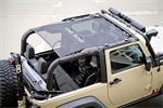 RUGGED RIDGE 13579.06 Eclipse Sun Shade, Black; 07-18 Jeep Wrangler JK,