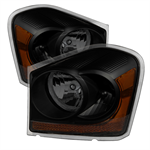 SPYDER 9034282 ( Akkon ) Dodge Durango 04-06 OEM Headlamps - Black Smoked