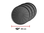 8A12CSTBK Beverage Coaster