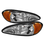 SPYDER 9023514 ( OE ) Pontiac Grand Am 99-05 Crystal Headlights - Chrome