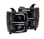 RECON 264296BKC Headlight Assembly