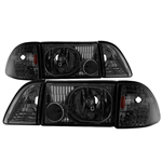 SPYDER 9035289 ( Akkon ) Ford Mustang 87-93 OEM style Headlights with Corner Par