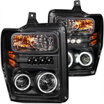 ANZO 111168 HEADLIGHTS BLACK 08-10FORD